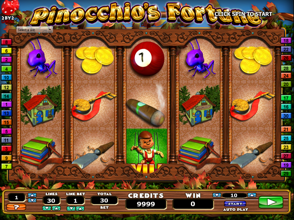 Фото автомата Pinocchio’s Fortune